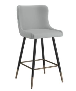 Xander 26" Counter Stool, Set of 2, in Light Grey