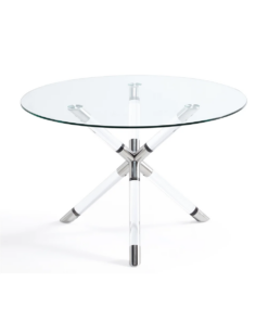 Paloma Dining Table Silver