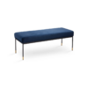 Alternative view of Roger Bench Gy-Ben-2713 Blue Ink Velvet Black Legs Gold Caps Kd