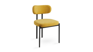 Otis Dining Chair: Mustard Fabric