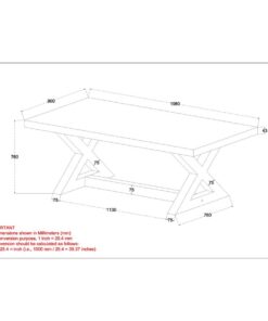 Alternative view of Zax Rectangular Dining Table In Natural And Black