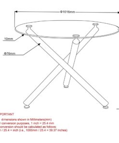 Alternative view of Solara II Round Dining Table In Chrome