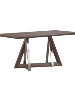 Drake Rectangular Dining Table in Walnut