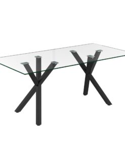 Stark Rectangular Dining Table in Black