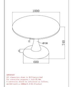 Alternative view of Zilo 40 Inch Round Dining Table In White Faux Marble And Black