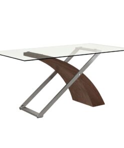 Veneta Rectangular Dining Table in Walnut