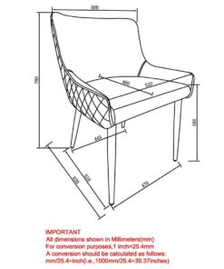Alternative view of Bianca Side Chair, Set Of 2 In Beige And Black Leg