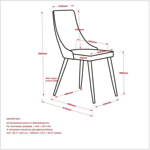 Cora Faux Leather Side Chair, Set Of 2 In White And Walnut - Image 2