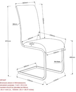 Alternative view of Maxim Side Chair, Set of 2 in Black and Chrome