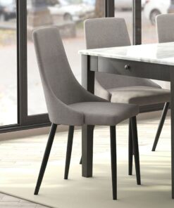 Alternative view of Venice Side Chair, Set Of 2 In Grey And Black