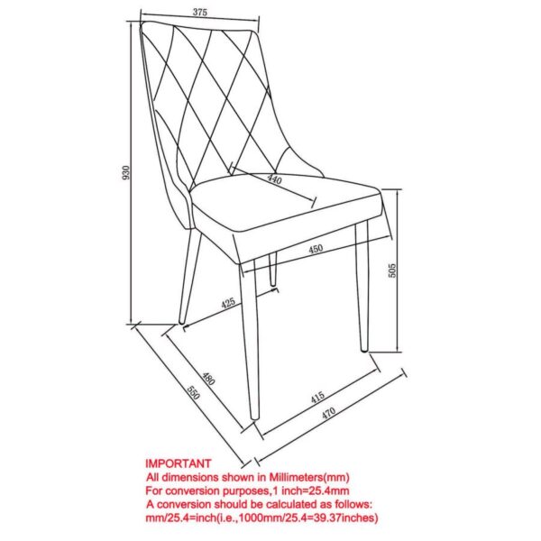 Alternative view of Antoine Side Chair, Set Of 2 In Black And Aged Gold