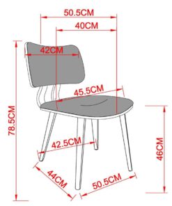 Alternative view of Zuni Side Chair In White Faux Leather And Walnut