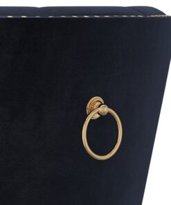 Alternative view of Mizal Side Chair, Set of 2 in Black and Gold