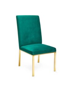 RILEY CHAIR GY-DC-8576G Emerald Green Gold Steel Frame
