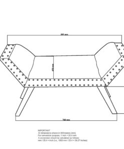 Alternative view of Lana Bench In Grey And Black
