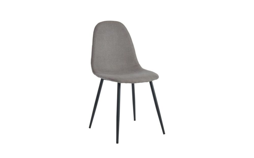 Olly Side Chair, Set of 4 in Grey and Black