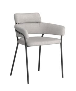 Axel Side Chair, Set Of 2 In Grey And Black