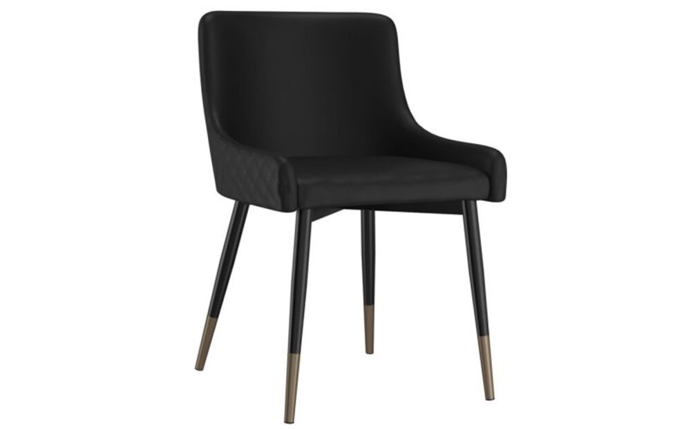 Xander Side Chair, Set Of 2 In Black
