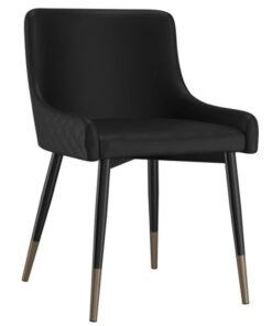 Xander Side Chair, Set Of 2 In Black