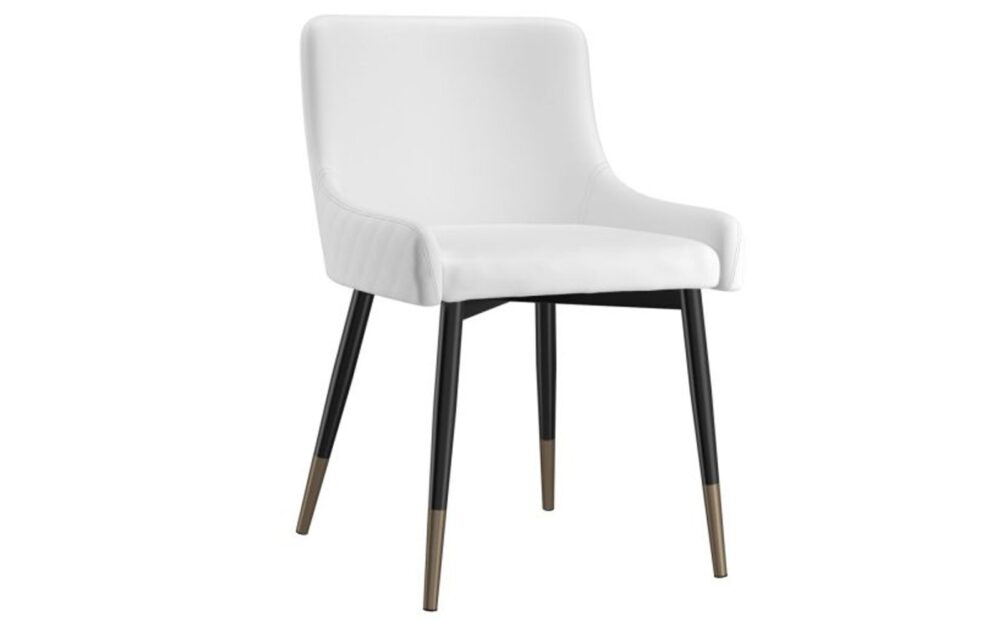 Xander Side Chair, Set Of 2 In White And Black