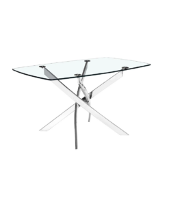 Victor Gy93 Rectangle Glass Dining Table