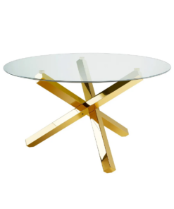 HELEN DINING TABLE GOLD