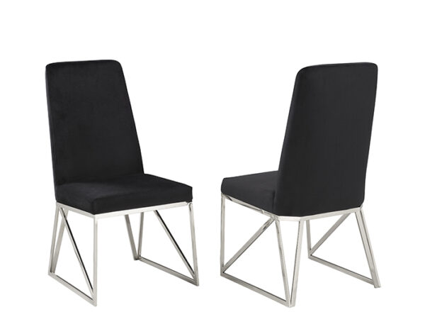 Dining Chair, Set Of 2 - Black