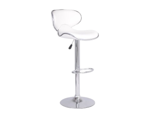 Bar Stool (White PU) ST-7703 Set of 2