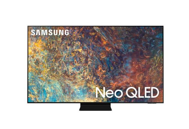 Samsung 55″ 4K UHD HDR QLED Tizen OS Smart TV (QN55QN90AAFXZC) – 2021 – Titan Black