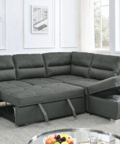 Alternative view of T1225 Sectional With Sofa bed