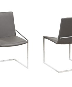 Dining Chair, Set Of 2 - Grey