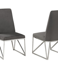 Dining Chair, Set Of 2 - Grey