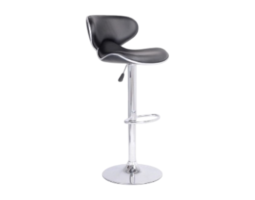 Bar Stool (Black PU) ST-7700 Set of 2