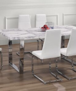 T3355/210 Dining Set White