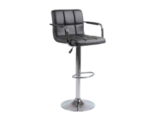 Bar Stool (Grey PU) ST-7734 Set of 2