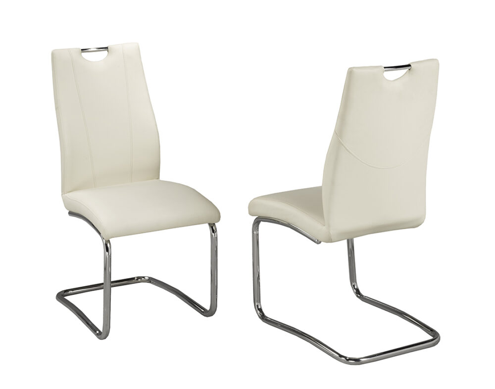 Dining Chair, Set Of 2 - White