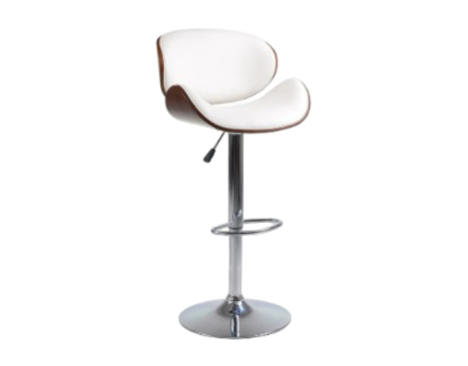 Bar Stool (White PU)  ST-7511 Set of 2