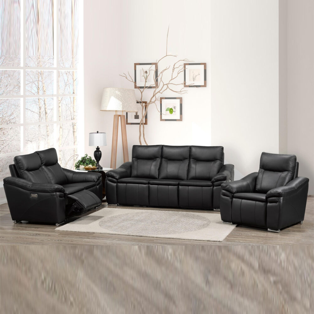 Verona Black Sofa