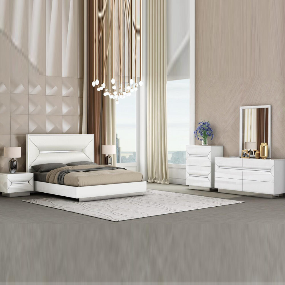 Cypress White Bedroom Set