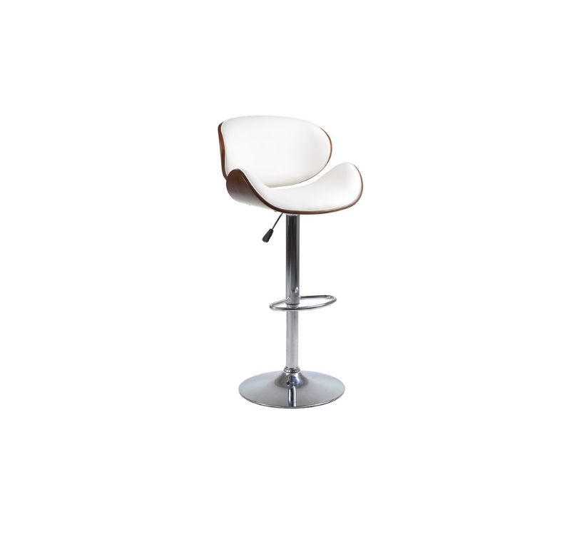 Bar Stool (White PU)  ST-7511 Set of 2