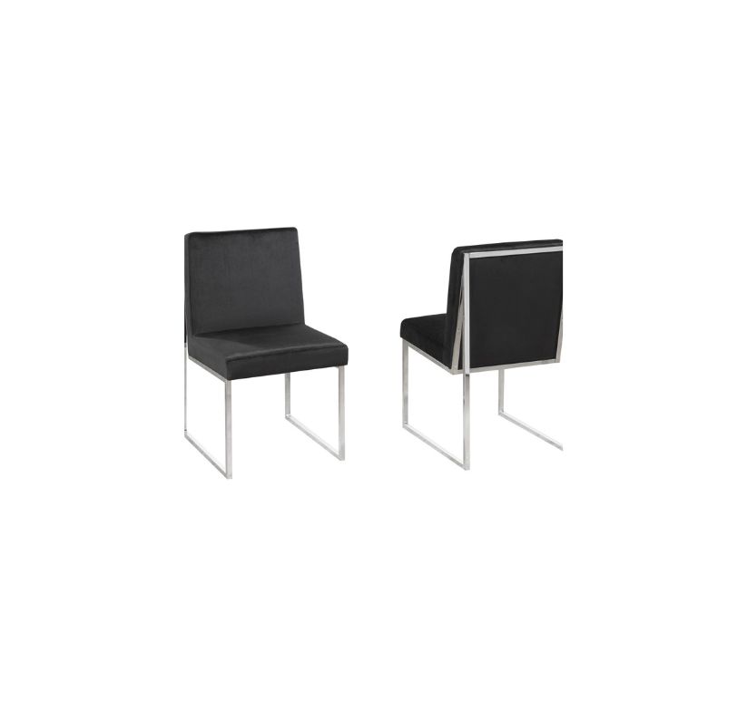 Dining Chair, Set Of 2 - Grey