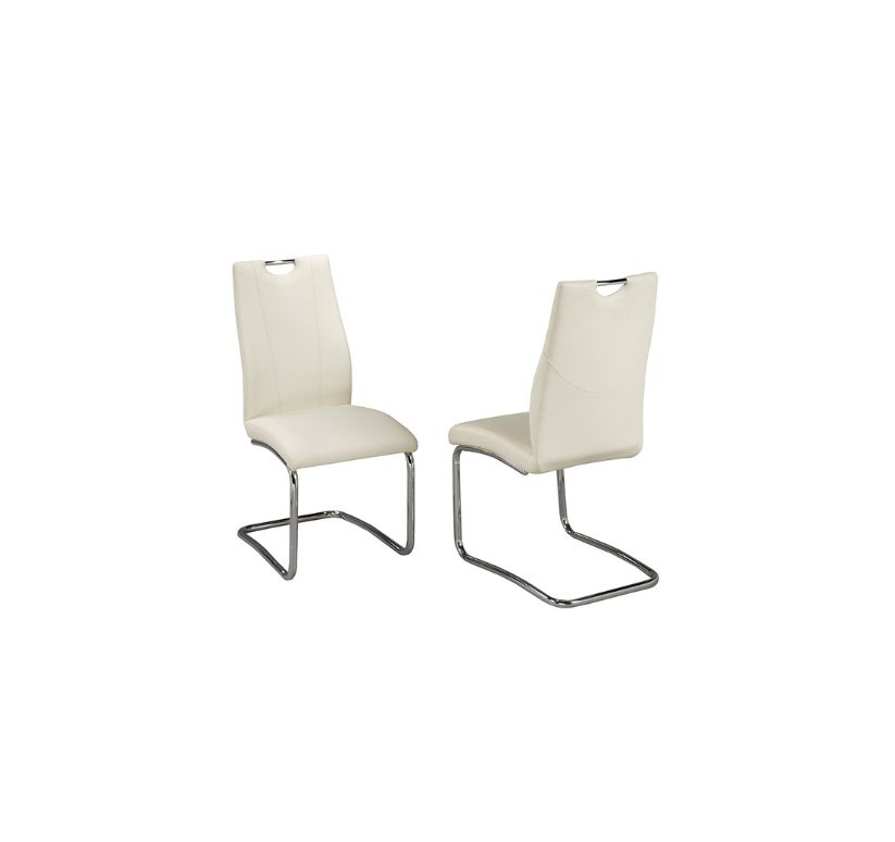 Dining Chair, Set Of 2 - White