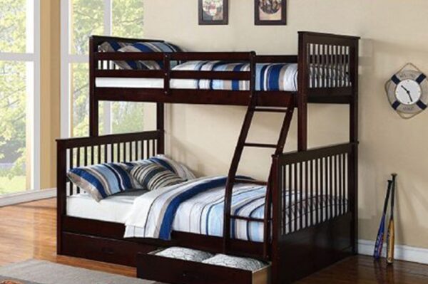 Ifdc B-122E Single over Double Bunk Bed
