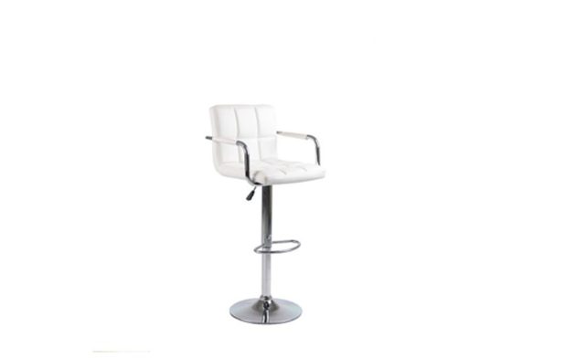 Bar Stool (White PU)ST-7733 Set of 2