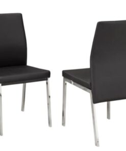 Dining Chair, Set Of 2 - Black