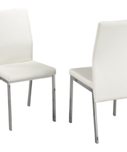 Dining Chair, Set Of 2 - White
