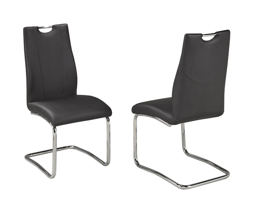 Dining Chair, Set Of 2 - Black