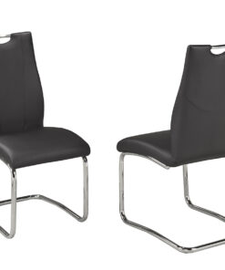 Dining Chair, Set Of 2 - Black