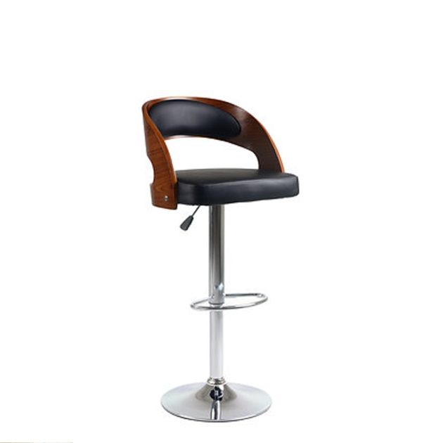 Bar Stool (Black PU)ST-7505 - Image 2