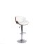 Alternative view of Bar Stool (White PU)  ST-7511 Set of 2